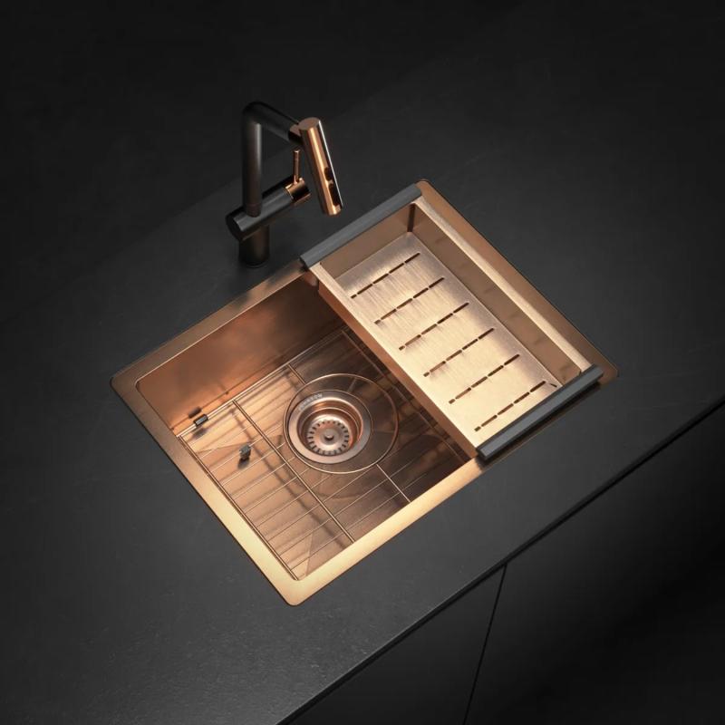 Bacha Cocina Simple Johnson Acero Signature Enkel SE55 Rose Gold