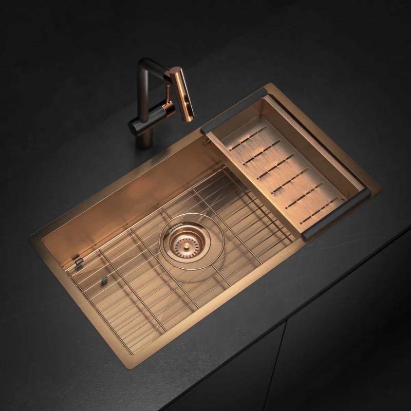 Bacha Cocina Simple Johnson Acero Signature Enkel SE75 Rose Gold