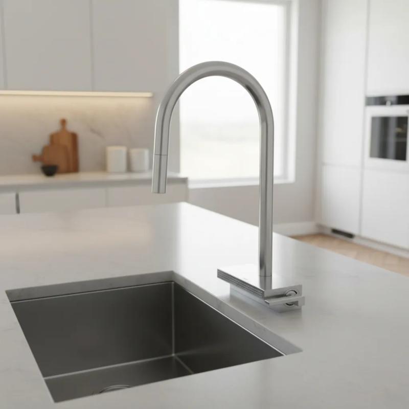 Grifería Cocina Multifunción Monocomando Extensible Peirano Zenith 20-182 Cromo