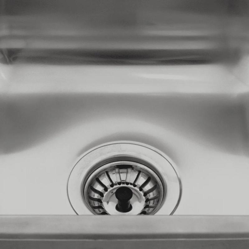 Bacha Simple De Acero 34x37x15 Mi Pileta 202