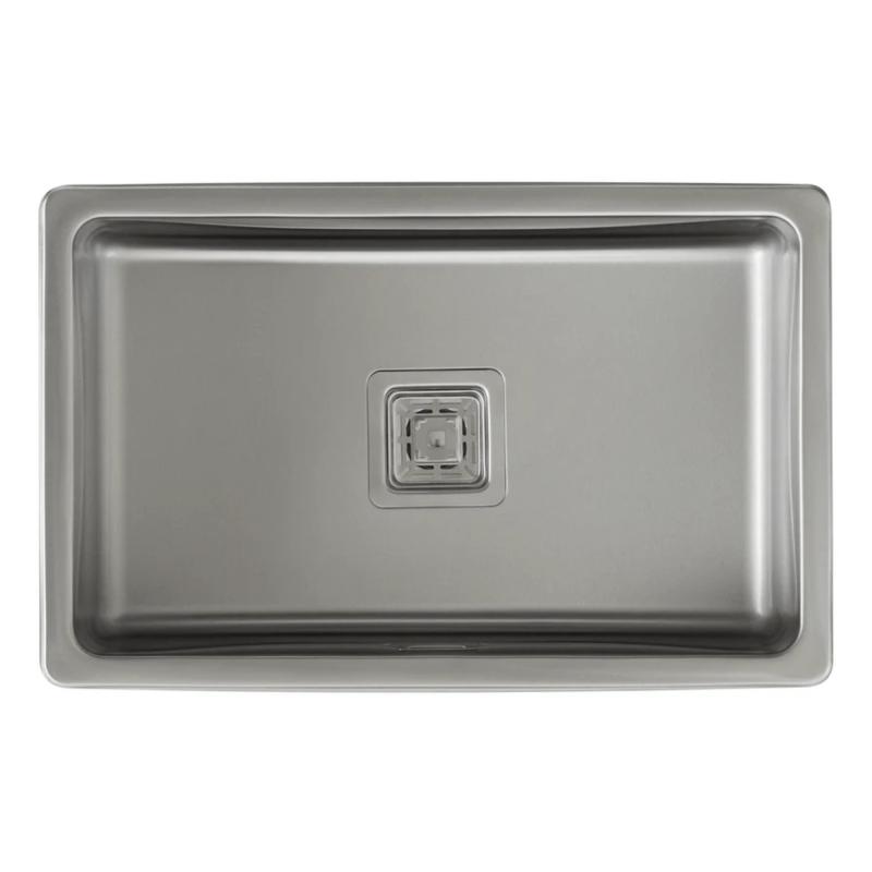 Bacha Simple Cocina Acero Inox. Mi Pileta Designia 787