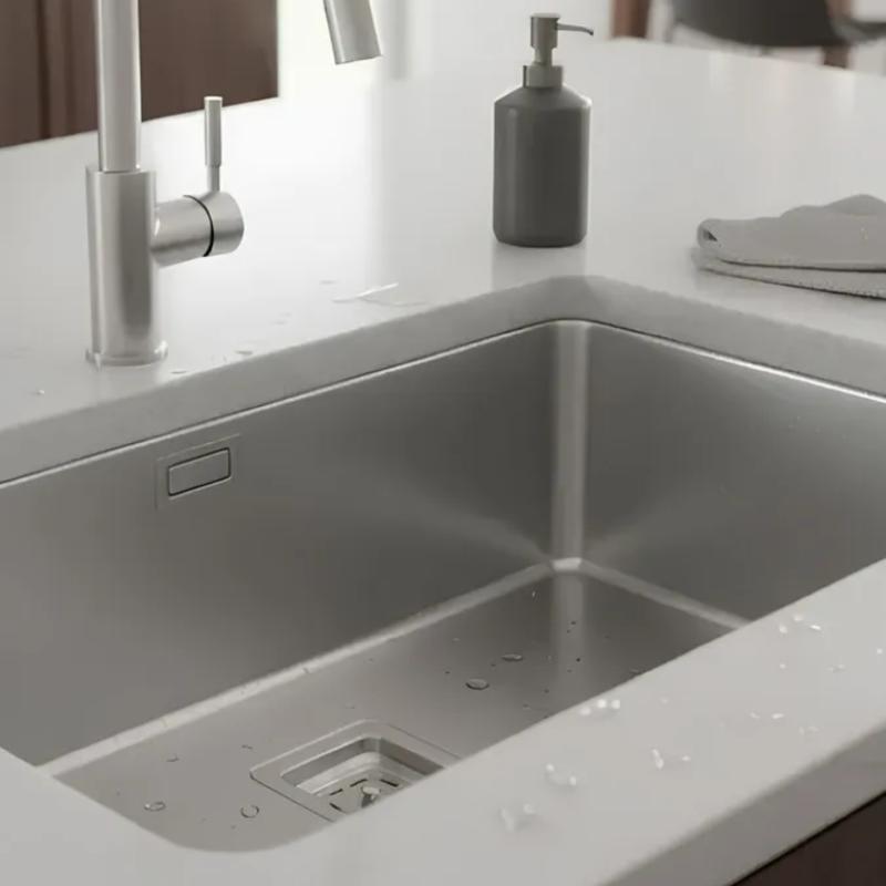 Bacha Simple Cocina Acero Inox. Mi Pileta Designia 787