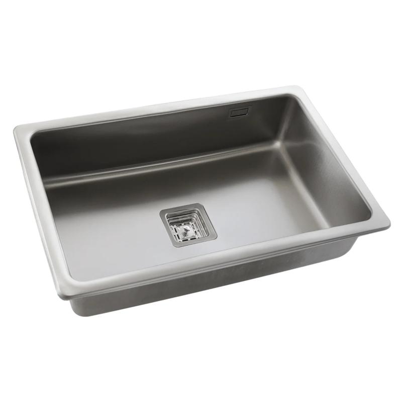 Bacha Cocina Simple Acero Inox. Mi Pileta Designia 788