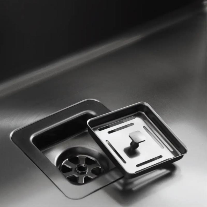 Bacha Cocina Simple Mi Pileta Essentia 670 Black