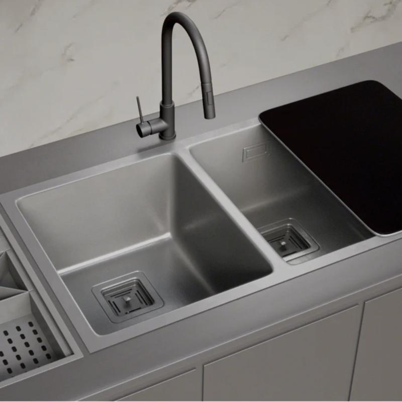 Bacha Doble Cocina Mi Pileta Essentia 671