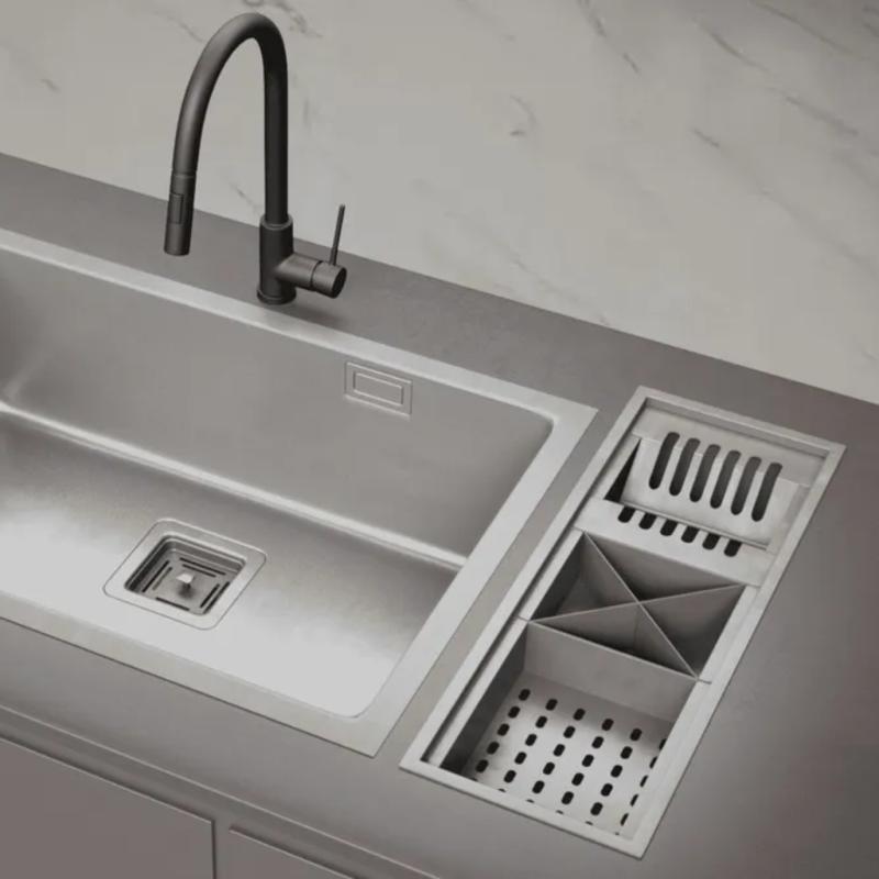 Barra Escurridora Secaplatos 50cm Acero Inox. Mi Pileta BS50