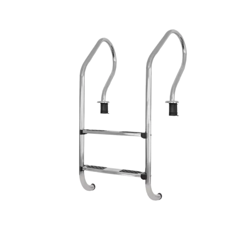 Escalera Acero Inoxidable Confort 2 Peldaños con anclajes Vulcano 107000