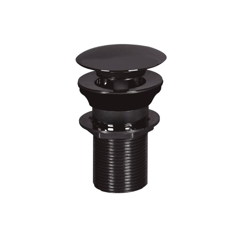 Sopapa Lavatorio Click-Clack Sin Desborde Ideal Negra 1674