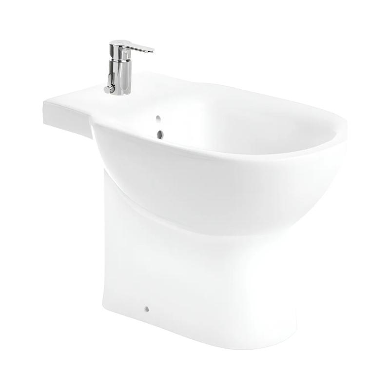 Bidet Con 1 Agujero Porcelana Roca Debba Blanco