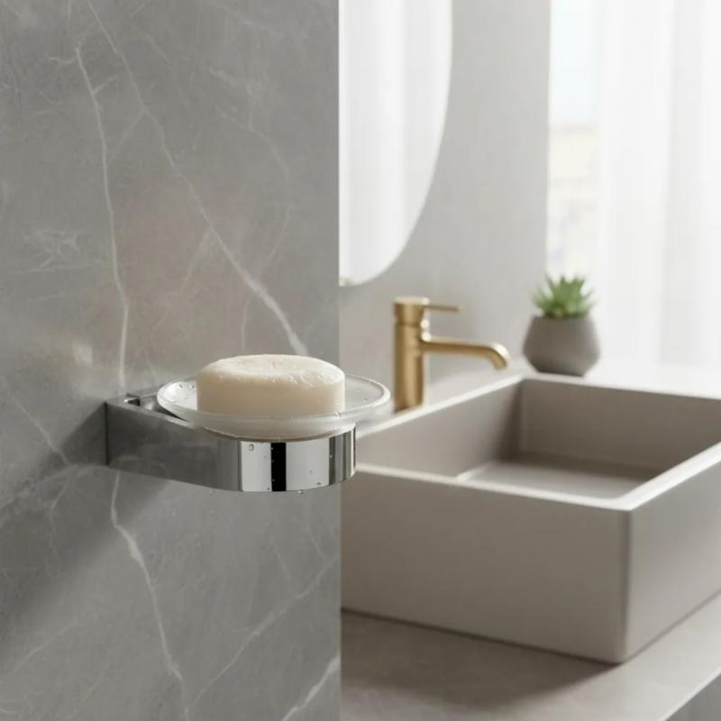 Jabonera Baño Fv Armonia 0168/M8 Plateado Cromo