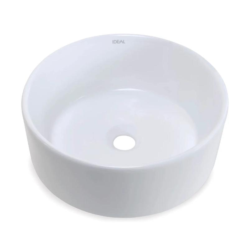Bacha Redonda Chica De Apoyo Ideal Linea Kae 10080 Blanco