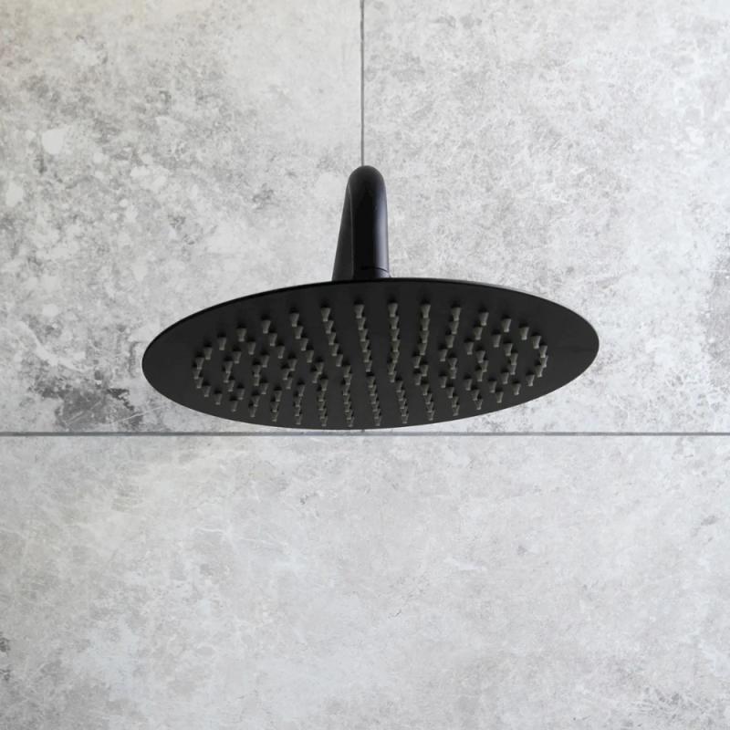 Grifería Ducha Sin Transferencia Peirano Fabric 81-100N Negro Mate