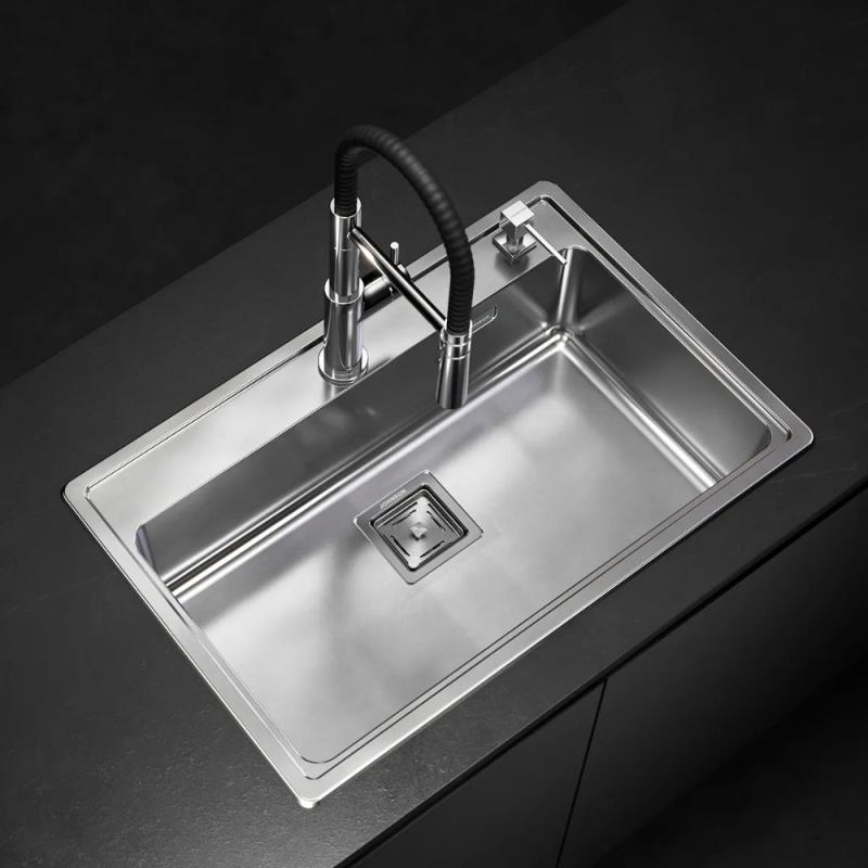 Kit Bacha Cocina Johnson Acero Quadra Max Q71 + Accesorios