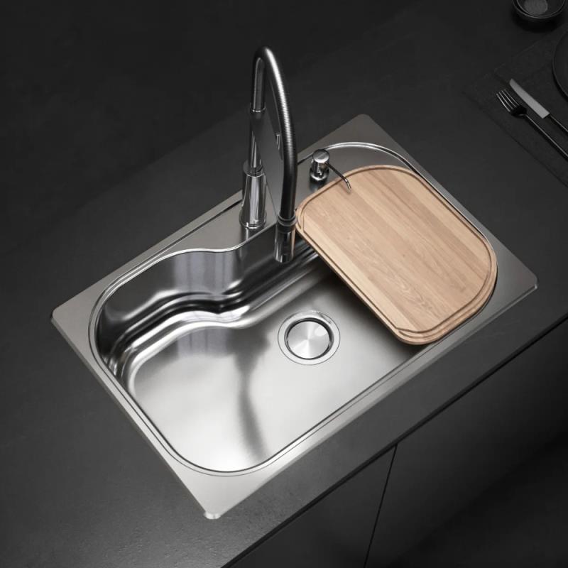 Kit Bacha De Cocina Johnson Acero Luxor Si71 + Accesorios