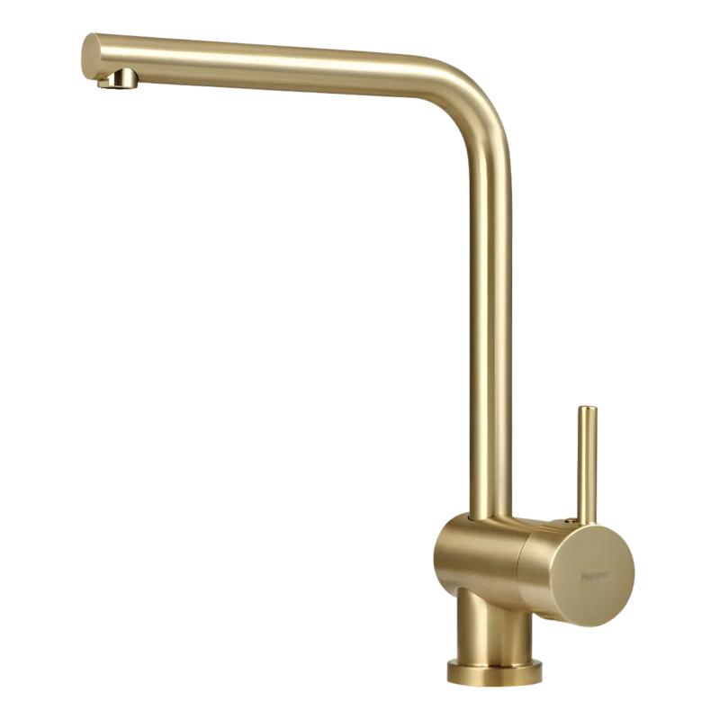 Grifería Cocina Monocomando Peirano Santander Gold 20-135G