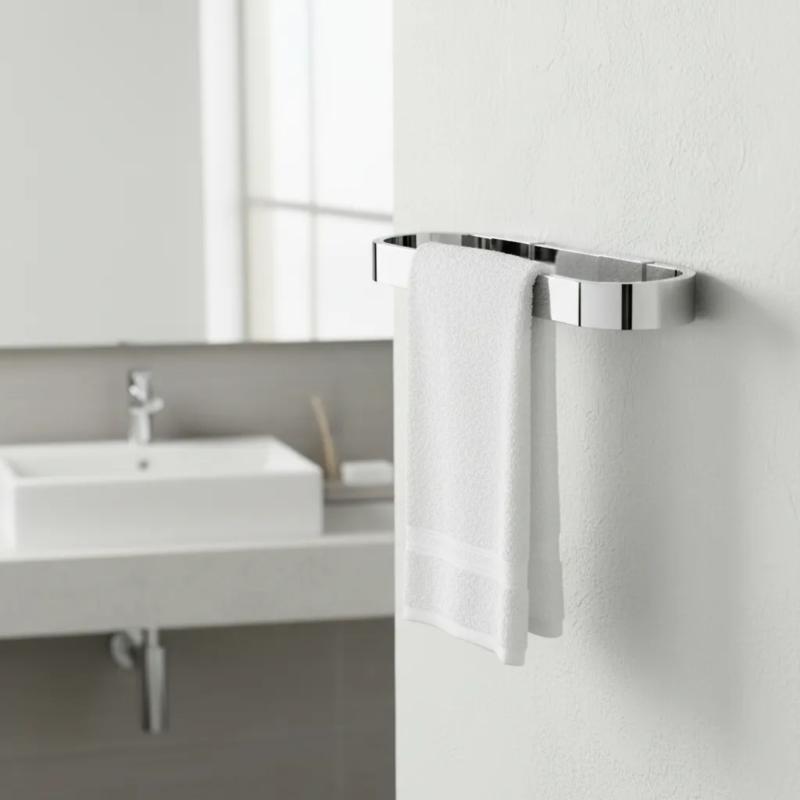 Toallero Barral Corto Fv Armonía 0163/m8 Plateado Cromo