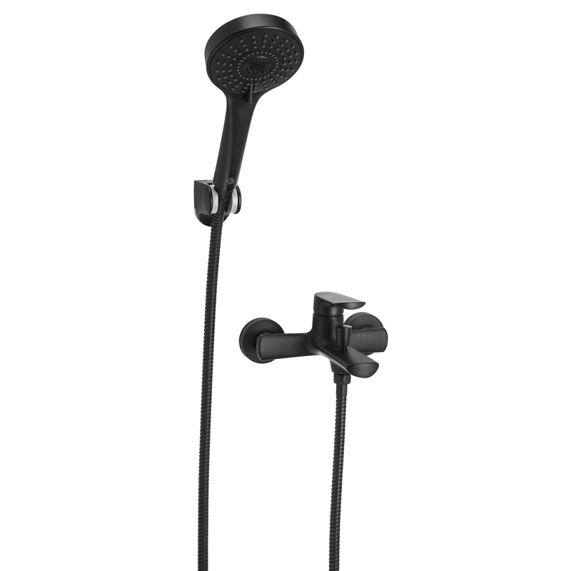 Grifería Monocomando Ducha Exterior Fv Aromo 0310/D8 NG Negro Mate