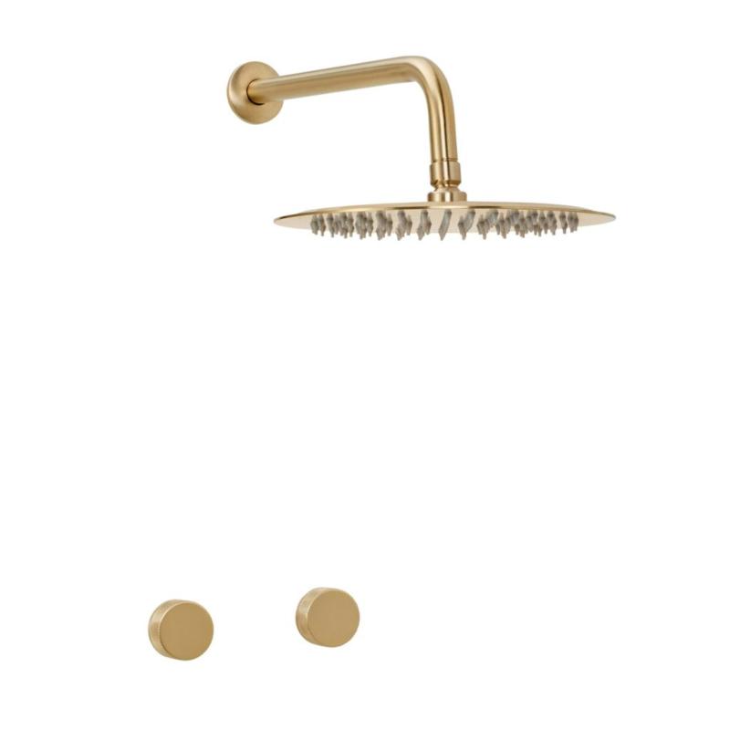 Grifería Ducha Sin Transferencia Peirano Fabric 81-100G Gold