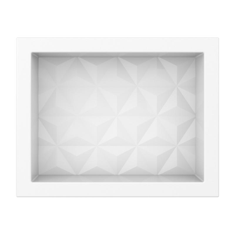 Nicho Texturizado Mármol Sintético 40x30 Cozimax Blanco