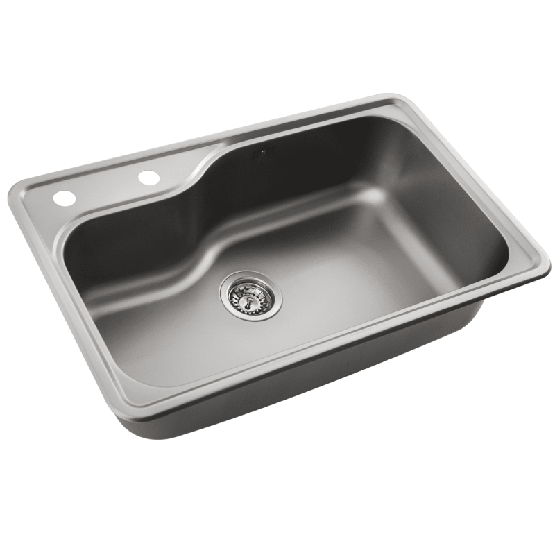 Bacha Cocina Simple Sobre Mesada Mi Pileta VESTA 800E