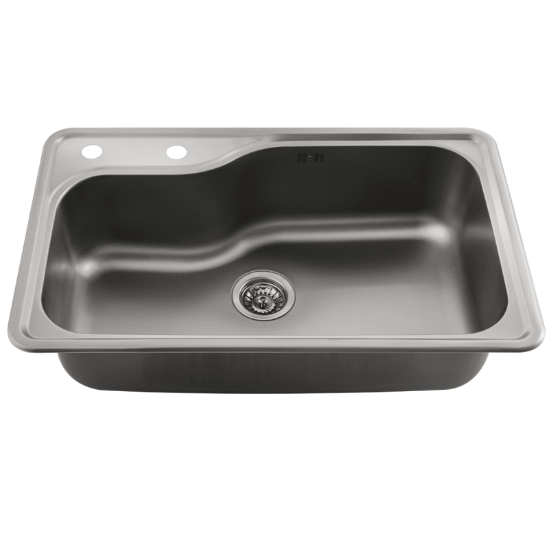 Bacha Cocina Simple Sobre Mesada Mi Pileta VESTA 800E