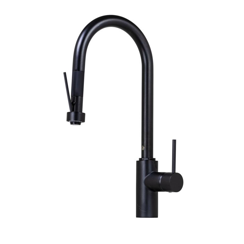 Grifería Cocina Monocomando Fv Augusta Pro 0412/96P Black