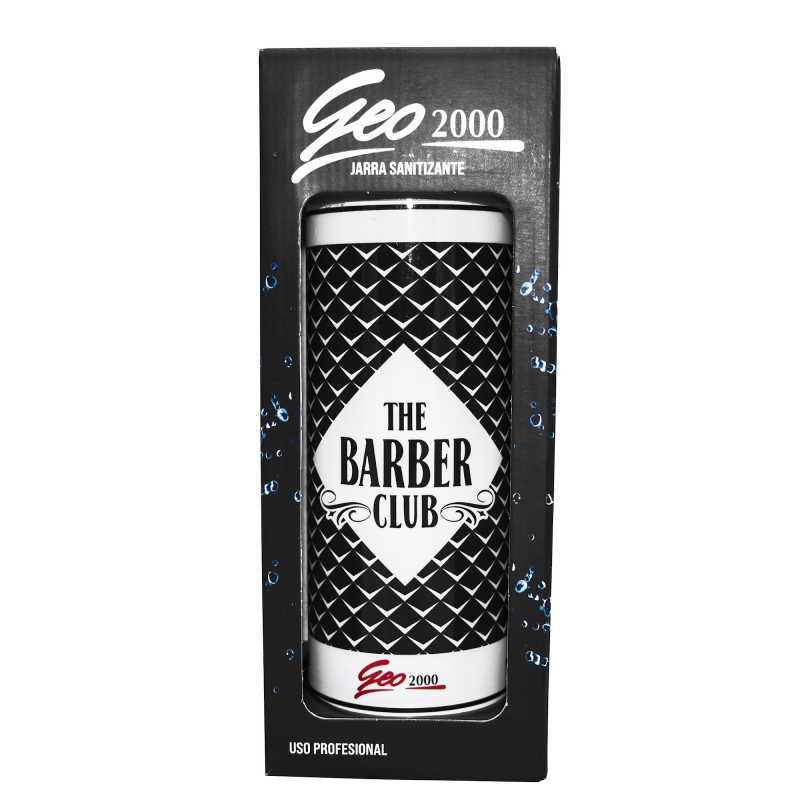 Jarra p/ sanitizante Barber Design Cromado