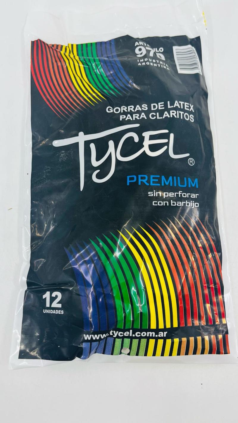 Gorro Tycel S/Perf latex x12