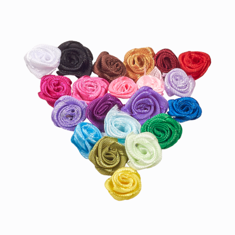 Horquilla c/ rosa rococo x6