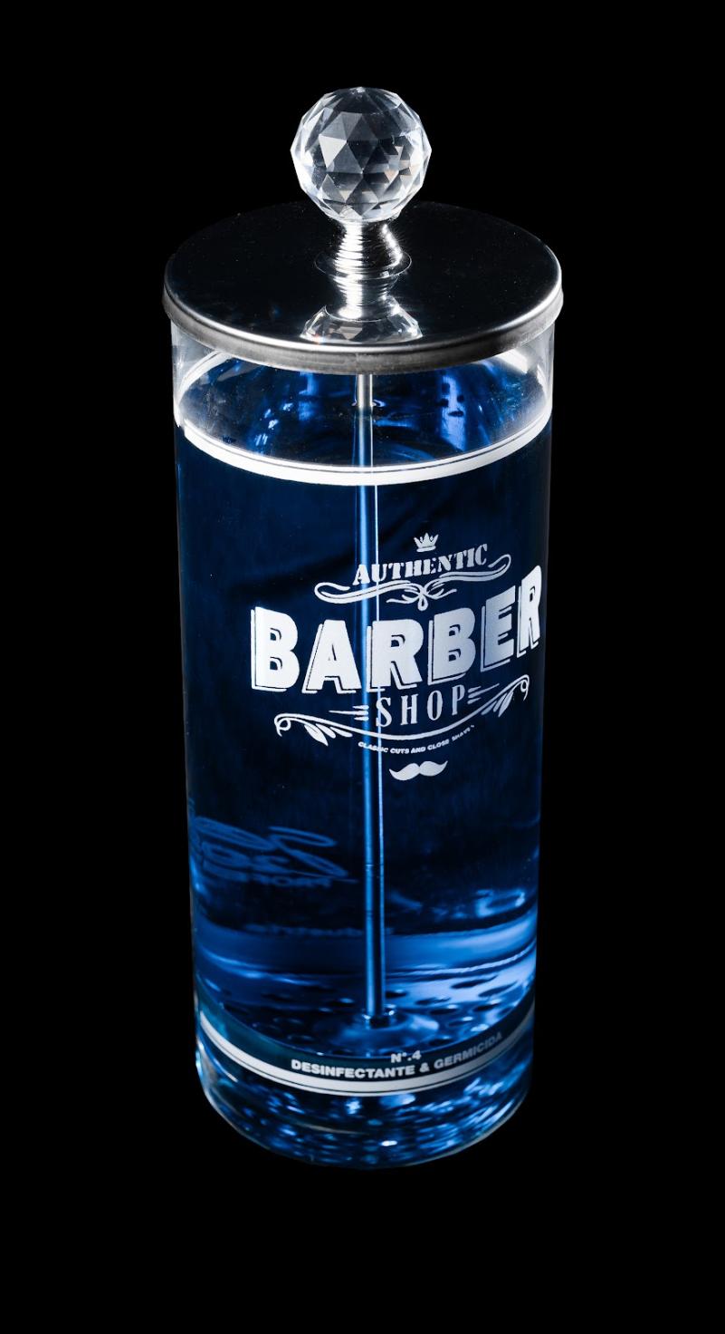 Jarra Para Sanitizante Clasica tirador Cristal
