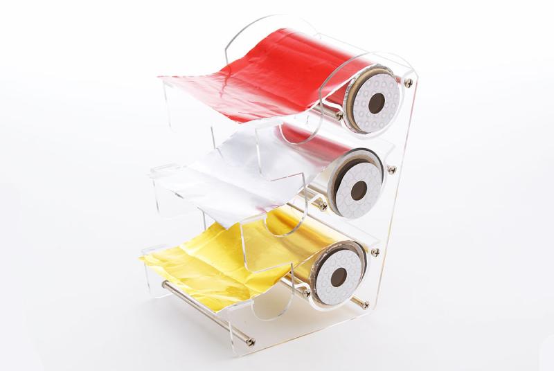 Porta Rollos aluminio Triple