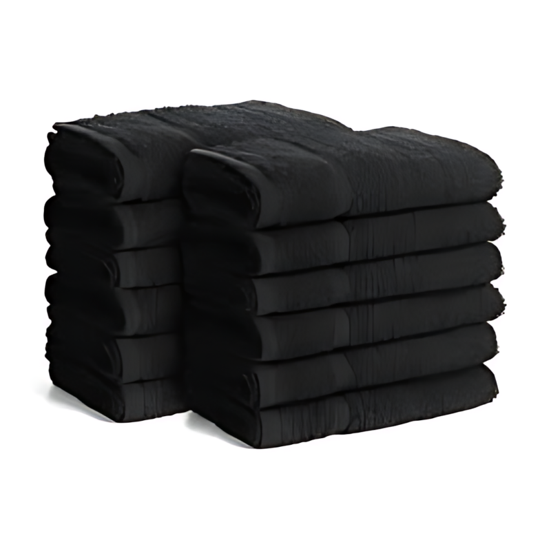 Toallas x10 deluxe negras