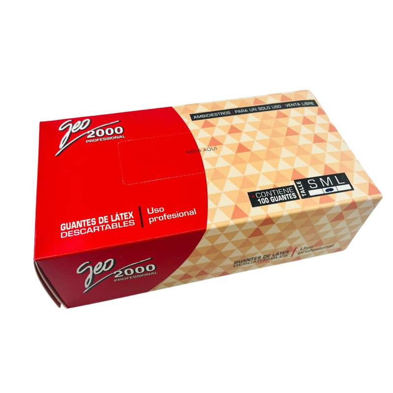 Guante de Latex Geo2000 x100un.