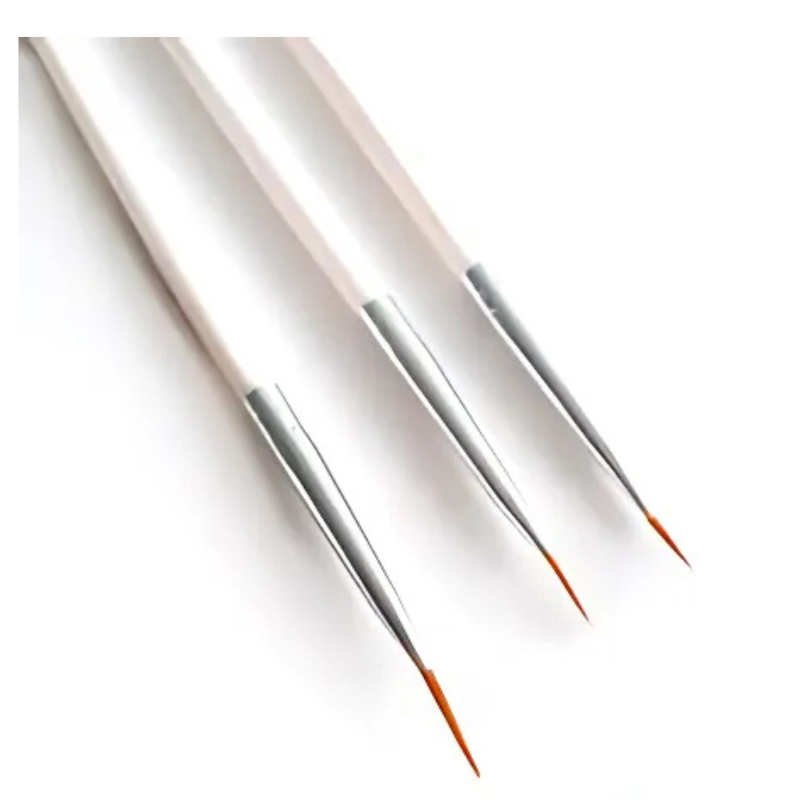 Set pinceles liner x3