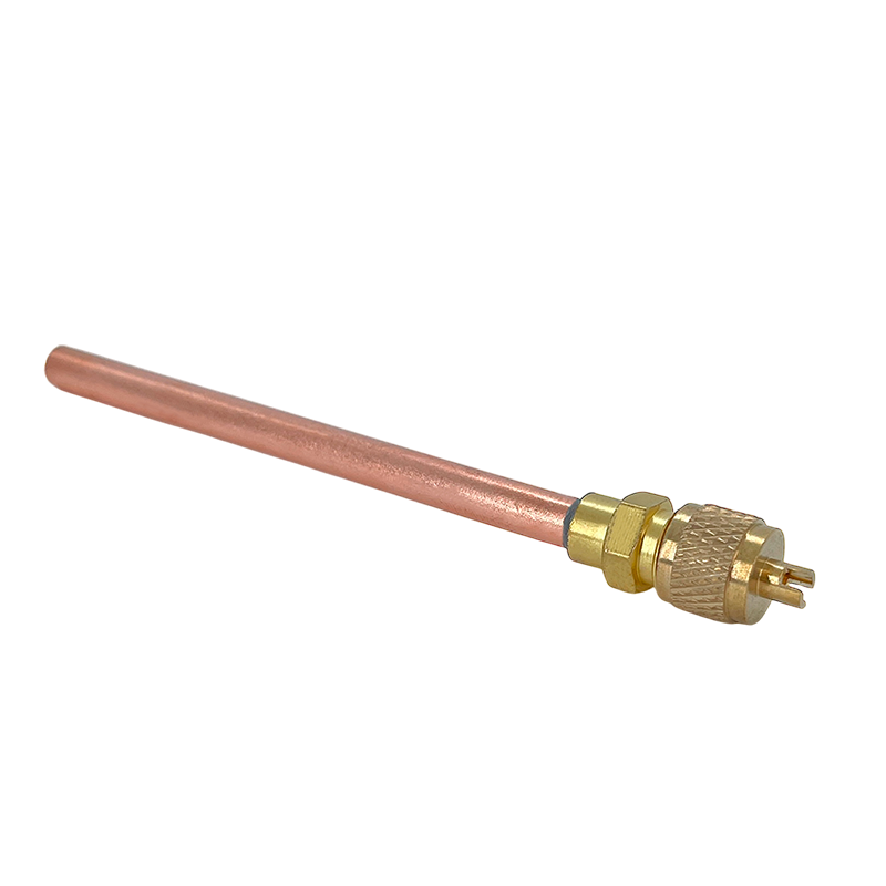 Valvula Chicote 1/4 Soldar Refrigeración Aire Acondicionado