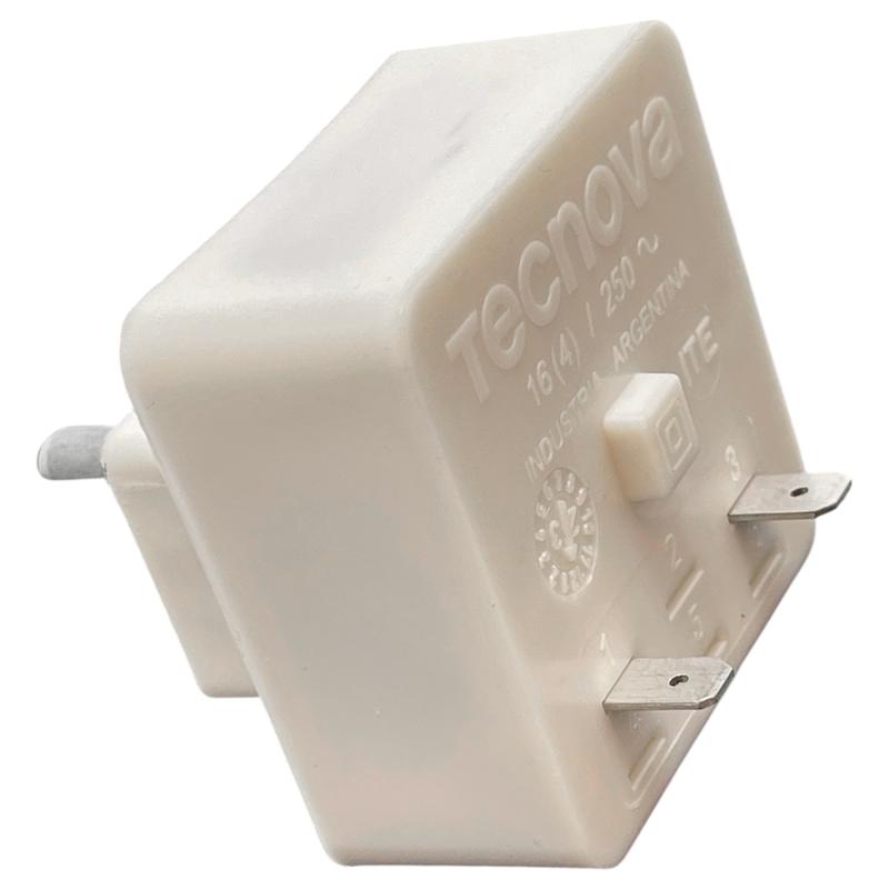 Reloj Lavarropas 2 Contactos Eje Media Caña Tecnova Original