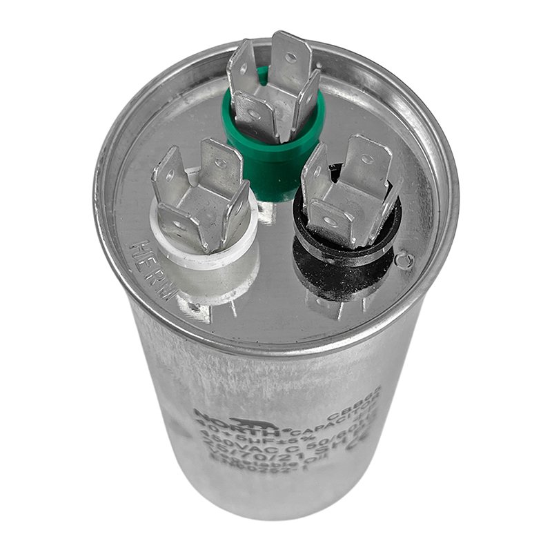 Capacitor Dual 40 + 5 Mf Aire Acondicionado North 450 Vac