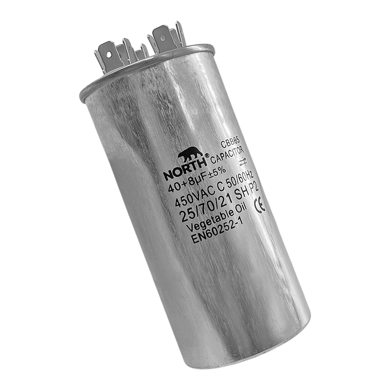 Capacitor Metalico Aire Acondicionado Split Dual 40 + 8 Uf