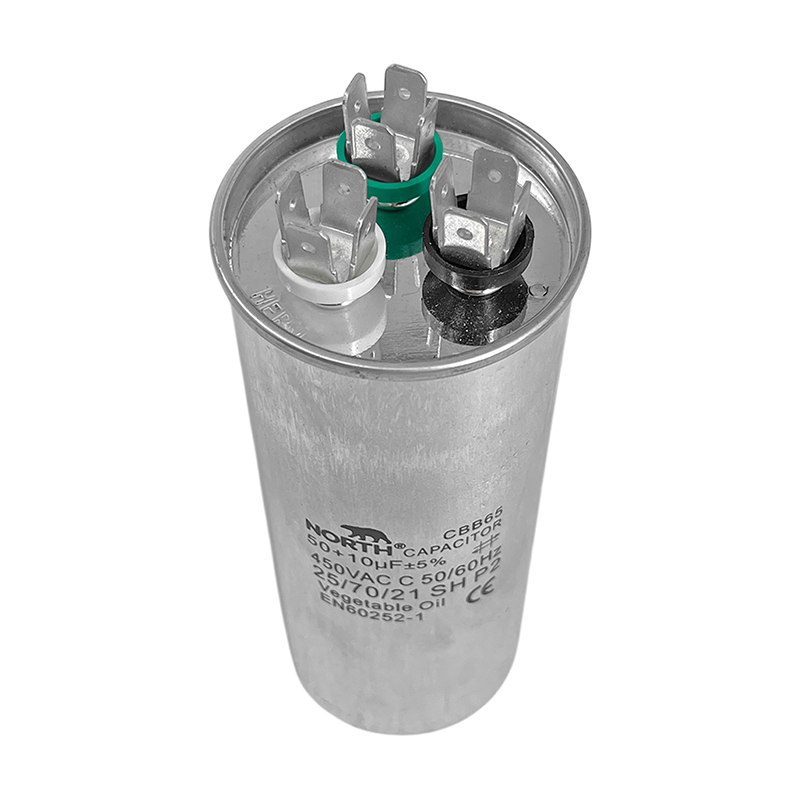 Capacitor Metalico Aire Acondicionado Split Dual 50 + 10 Uf