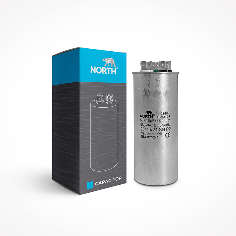 Capacitor Metalico Aire Acondicionado Split Dual 50 + 10 Uf