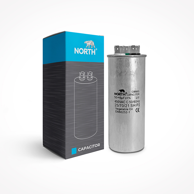 Capacitor Dual Aire Acondicionado Split 50+6uf 450v North