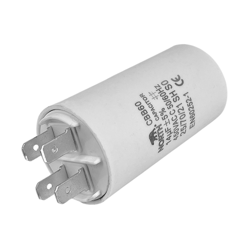 Capacitor Lavarropas 14 Uf Microfaradios 450 Vac North