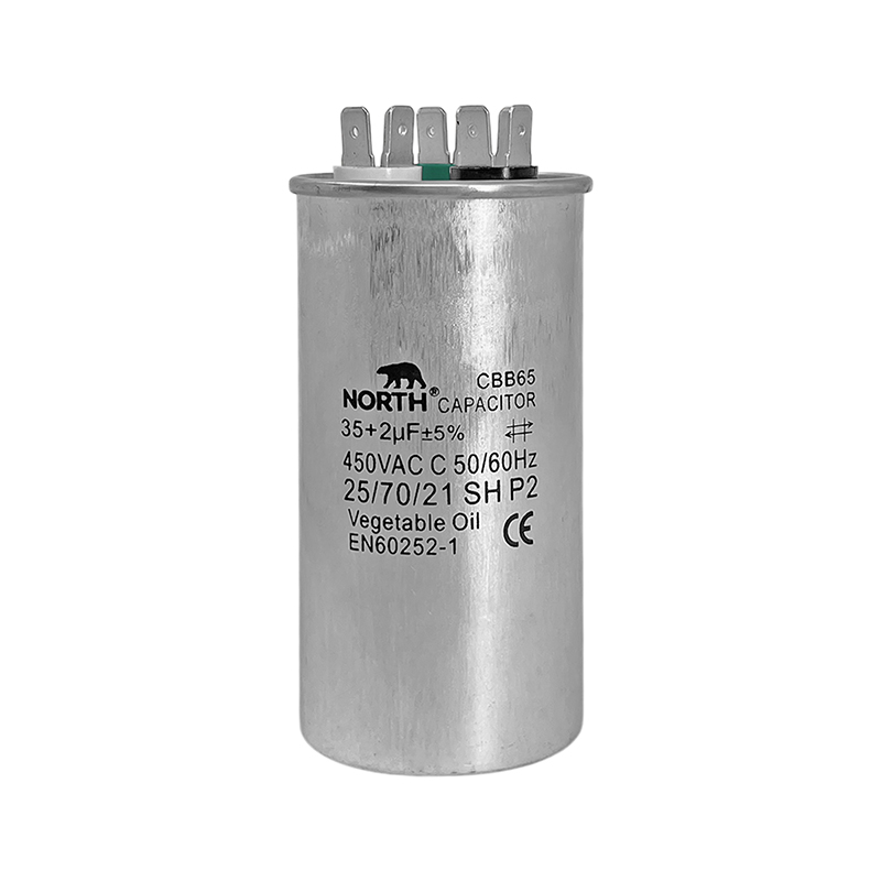 Capacitor Dual 35 + 2 Uf Aire Acondicionado Metalico North
