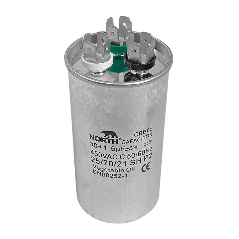 Capacitor Metalico Dual 30 + 1,5 Mf Aire Acondicionado Split