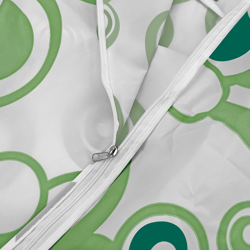 Funda para lavarropas 60x60x81 carga frontal estampada impermeable verde