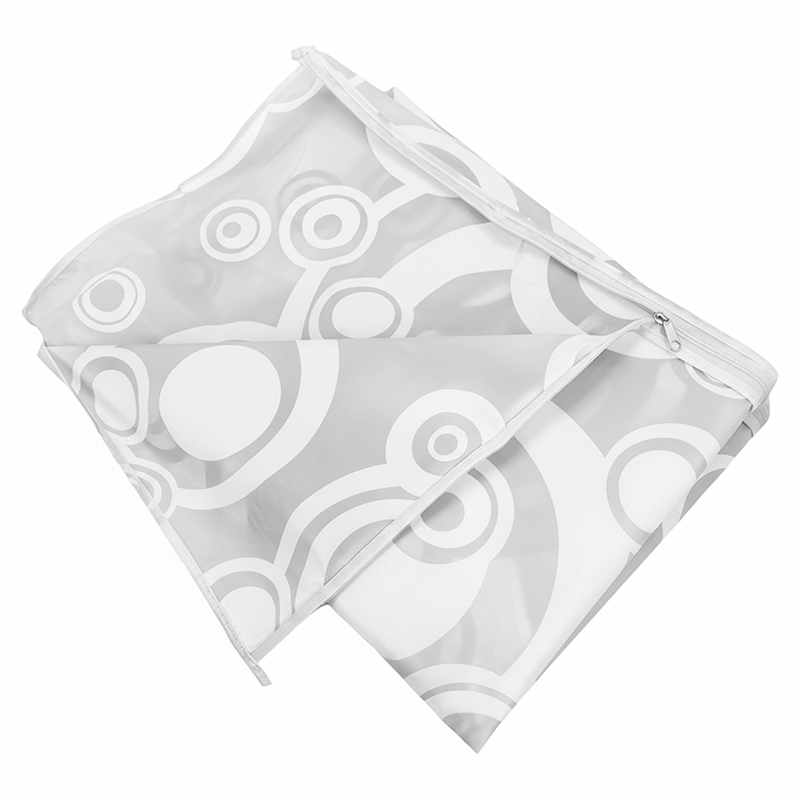 Funda para lavarropas 60x60x81 carga frontal estampada impermeable transparente