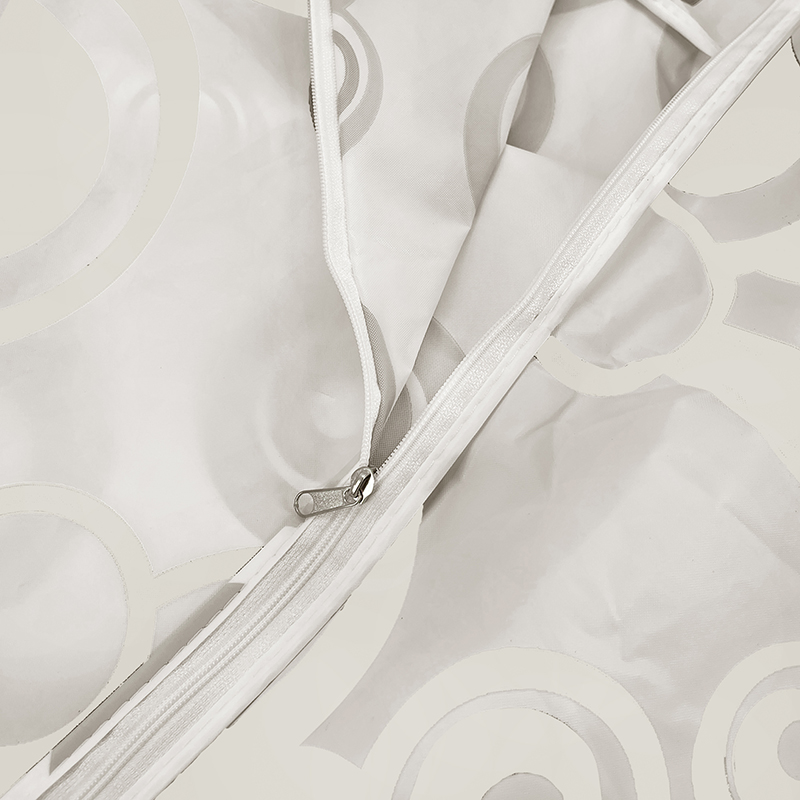 Funda para lavarropas 60x60x81 carga frontal estampada impermeable transparente Beige