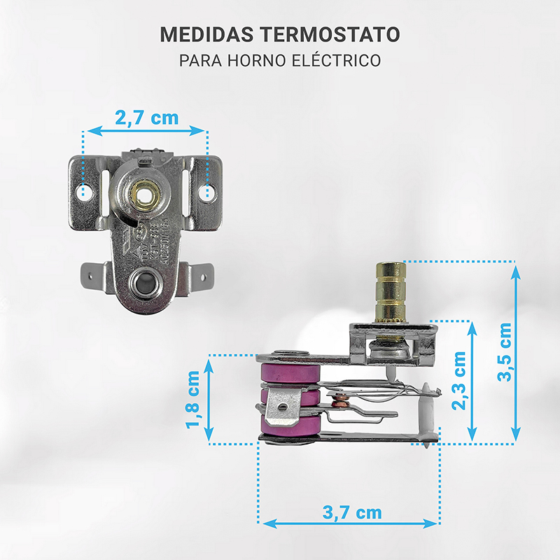 Termostato Horno Electrico 250° 1/2 Giro