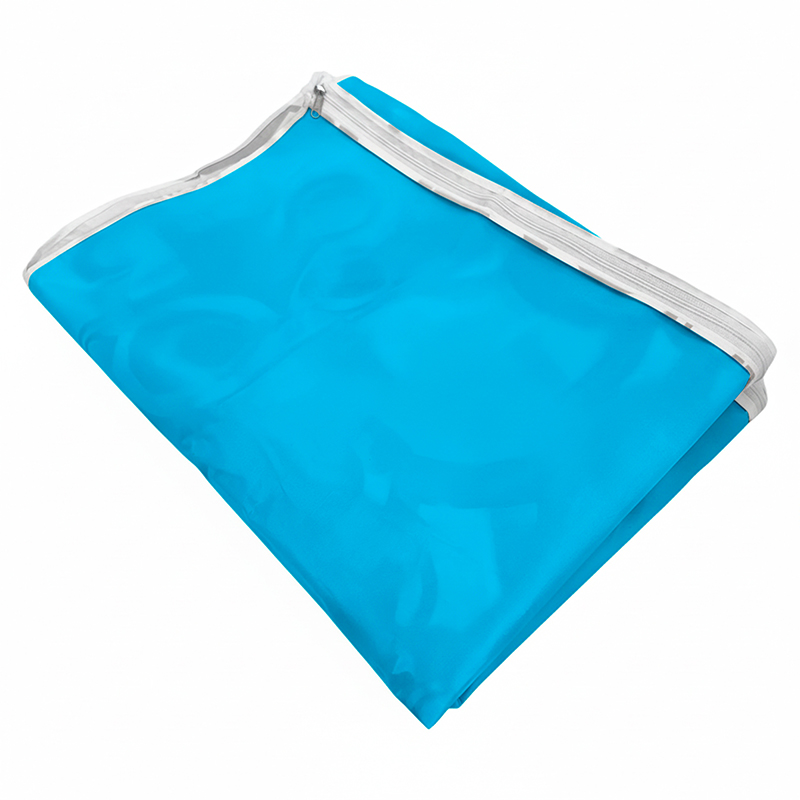 Funda para lavarropas 60x50x81 carga frontal estampada impermeable Celeste