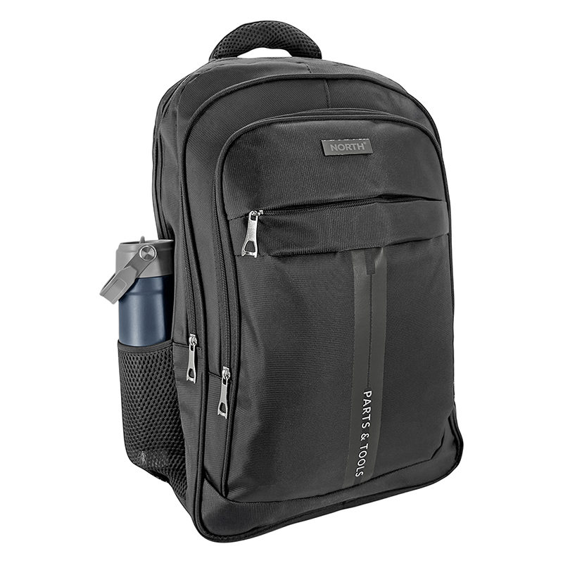 Mochila Porta Notebook Urbana Herramientas 40l North Negro Liso